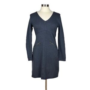 Athleta Blue Dress with Zippered Pockets